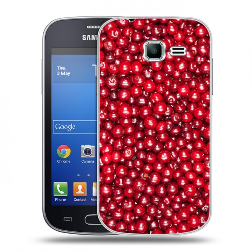 Дизайнерский пластиковый чехол для Samsung Galaxy Trend Lite Ягоды