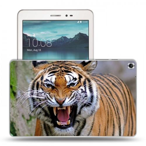 Дизайнерский силиконовый чехол для Huawei MediaPad T1 8.0 Тигры