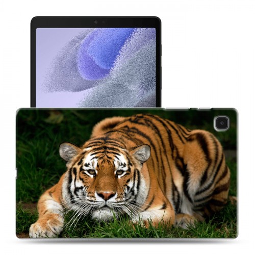 Дизайнерский силиконовый чехол для Samsung Galaxy Tab A7 lite Тигры