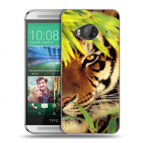 Дизайнерский силиконовый чехол для HTC One ME Тигры
