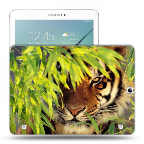 Дизайнерский силиконовый чехол для Samsung Galaxy Tab S2 9.7 Тигры