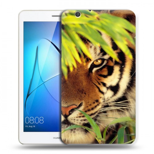 Дизайнерский силиконовый чехол для Huawei MediaPad T3 7 3G Тигры