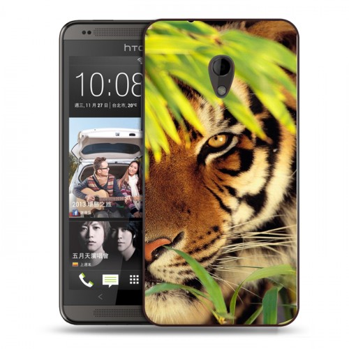 Дизайнерский силиконовый чехол для HTC Desire 700 Тигры