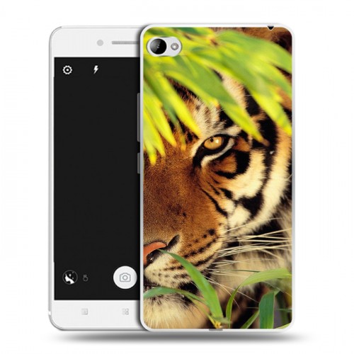 Дизайнерский пластиковый чехол для Lenovo S90 Тигры