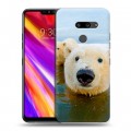 Дизайнерский пластиковый чехол для LG G8 ThinQ Медведи