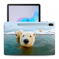 Дизайнерский силиконовый чехол для Samsung Galaxy Tab S6 Медведи