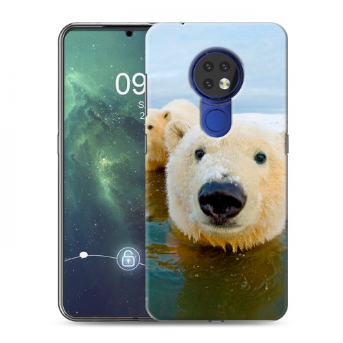 Дизайнерский пластиковый чехол для Nokia 6.2 Медведи