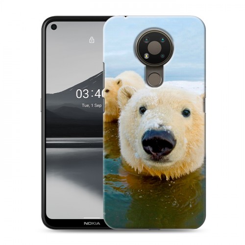Дизайнерский силиконовый чехол для Nokia 3.4 Медведи