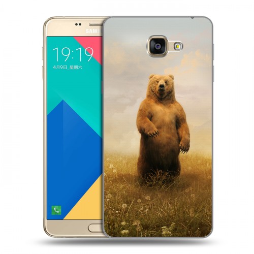 Дизайнерский пластиковый чехол для Samsung Galaxy A9 Медведи