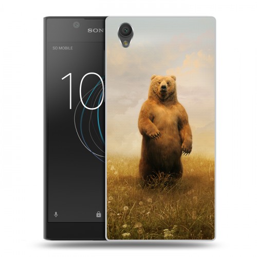 Дизайнерский пластиковый чехол для Sony Xperia L1 Медведи