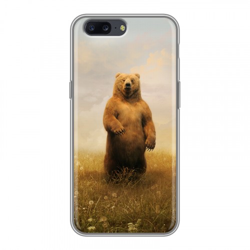 Дизайнерский пластиковый чехол для OnePlus 5 Медведи