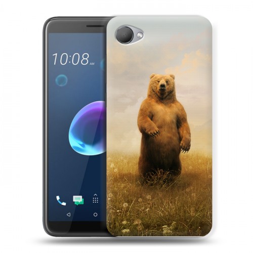 Дизайнерский пластиковый чехол для HTC Desire 12 Медведи