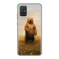 Дизайнерский силиконовый чехол для Samsung Galaxy A71 Медведи