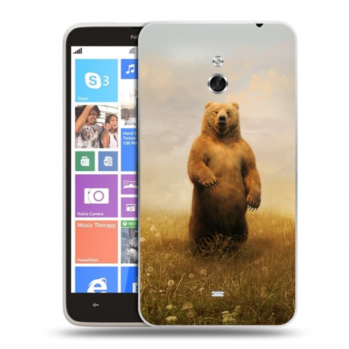 Дизайнерский пластиковый чехол для Nokia Lumia 1320 Медведи