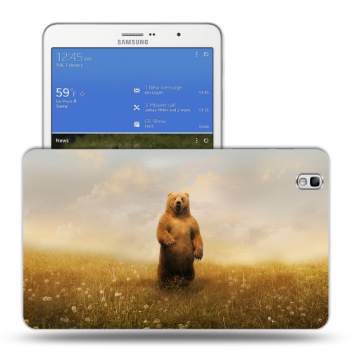 Дизайнерский силиконовый чехол для Samsung Galaxy Tab Pro 8.4 Медведи