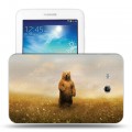 Дизайнерский силиконовый чехол для Samsung Galaxy Tab 3 Lite Медведи