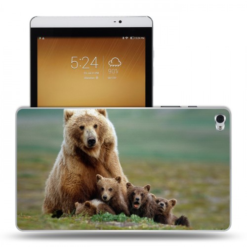 Дизайнерский силиконовый чехол для Huawei MediaPad M2 Медведи