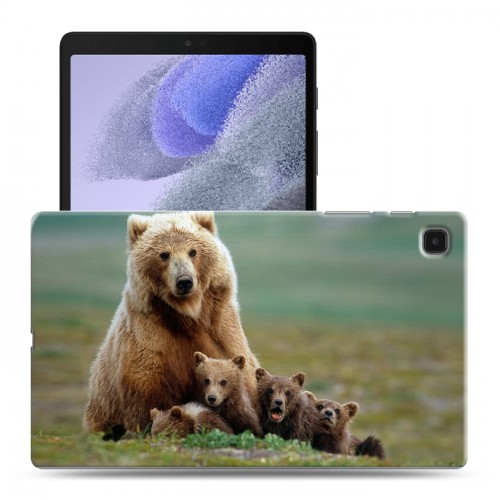 Дизайнерский силиконовый чехол для Samsung Galaxy Tab A7 lite Медведи