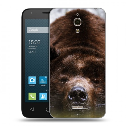 Дизайнерский силиконовый чехол для Alcatel One Touch Pixi 4 (6) Медведи