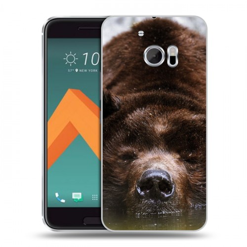 Дизайнерский пластиковый чехол для HTC 10 Медведи