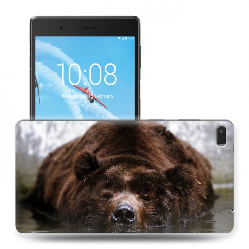Дизайнерский силиконовый чехол для Lenovo Tab 4 7 Essential Медведи