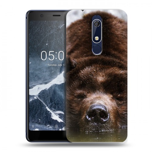 Дизайнерский пластиковый чехол для Nokia 5.1 Медведи