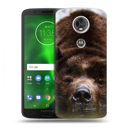 Дизайнерский пластиковый чехол для Motorola Moto E5 Plus Медведи