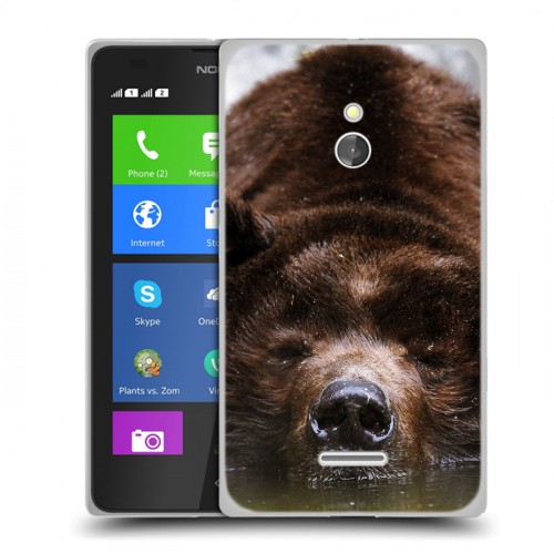 Дизайнерский силиконовый чехол для Nokia XL Медведи