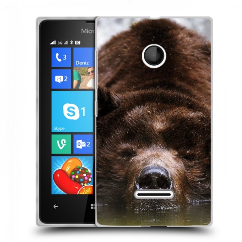 Дизайнерский пластиковый чехол для Microsoft Lumia 435 Медведи