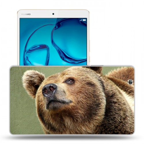Дизайнерский силиконовый чехол для Huawei MediaPad M3 Медведи