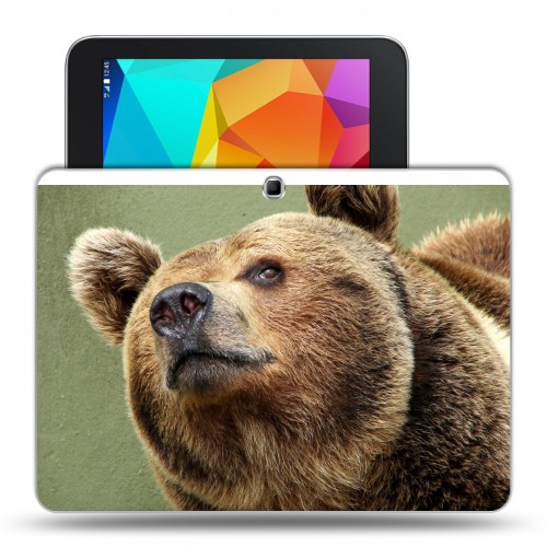 Дизайнерский силиконовый чехол для Samsung Galaxy Tab 4 10.1 Медведи