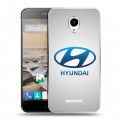 Дизайнерский силиконовый чехол для Micromax Canvas Spark Hyundai