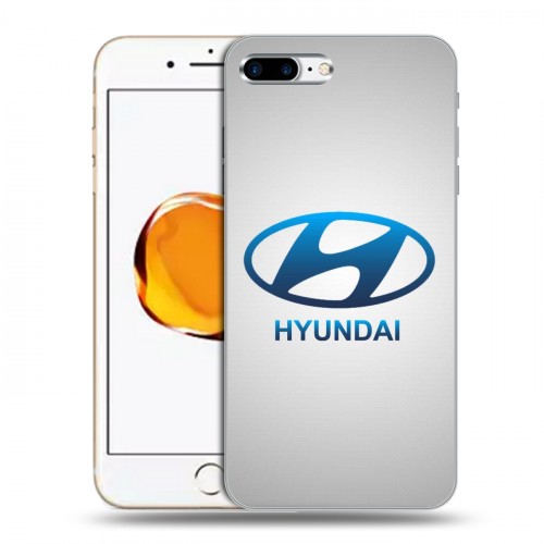 Дизайнерский пластиковый чехол для Iphone 7 Plus / 8 Plus Hyundai