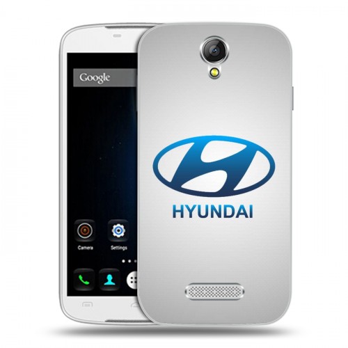 Дизайнерский силиконовый чехол для Doogee X6 Hyundai