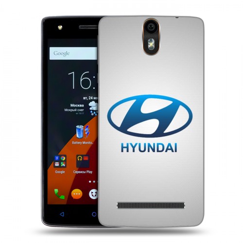 Дизайнерский силиконовый чехол для Wileyfox Storm Hyundai