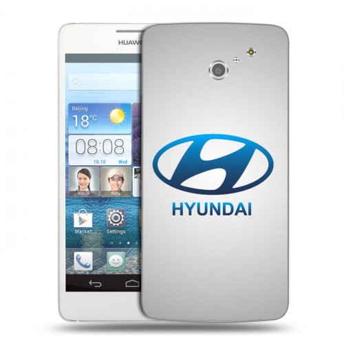 Дизайнерский пластиковый чехол для Huawei Ascend D2 Hyundai