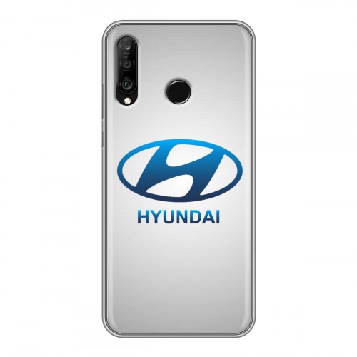 Дизайнерский силиконовый чехол для Huawei P30 Lite Hyundai