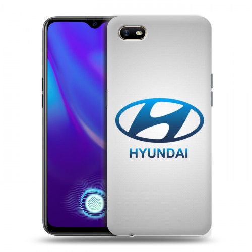 Дизайнерский силиконовый с усиленными углами чехол для OPPO A1k Hyundai