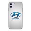 Дизайнерский силиконовый чехол для Iphone 11 Hyundai