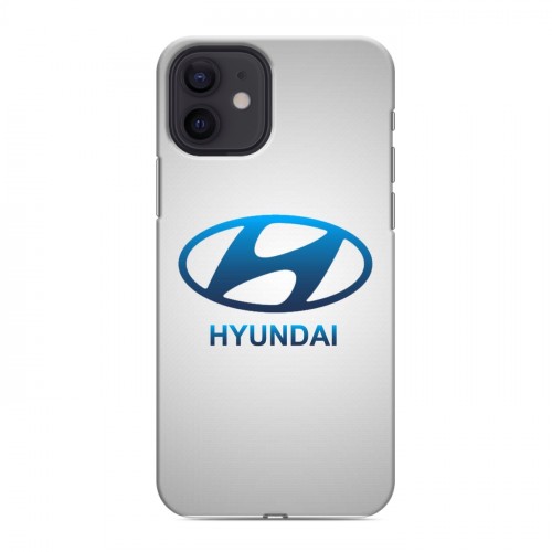 Дизайнерский силиконовый чехол для Iphone 12 Hyundai