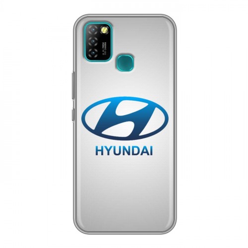 Дизайнерский силиконовый с усиленными углами чехол для Infinix Hot 10 Lite Hyundai