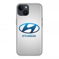 Дизайнерский пластиковый чехол для Iphone 14 Hyundai