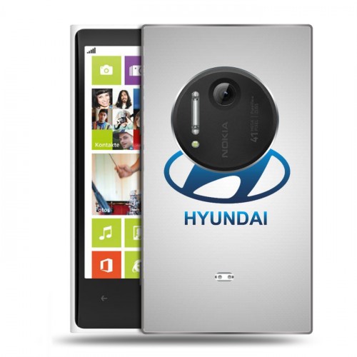 Дизайнерский пластиковый чехол для Nokia Lumia 1020 Hyundai