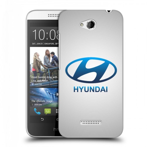 Дизайнерский пластиковый чехол для HTC Desire 616 Hyundai