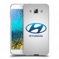 Дизайнерский пластиковый чехол для Samsung Galaxy E5 Hyundai