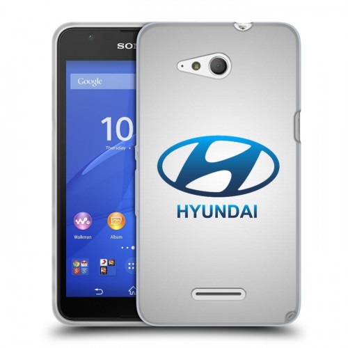 Дизайнерский пластиковый чехол для Sony Xperia E4g Hyundai