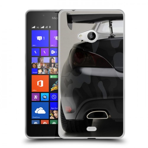 Дизайнерский пластиковый чехол для Microsoft Lumia 540 Hyundai