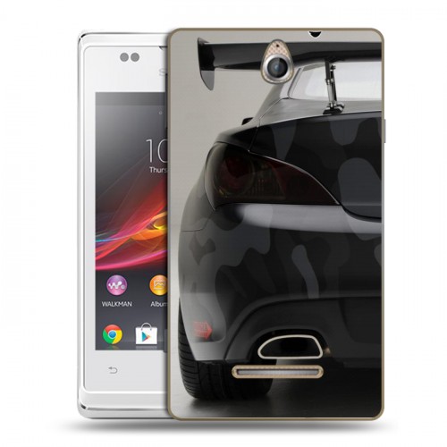 Дизайнерский пластиковый чехол для Sony Xperia E Hyundai