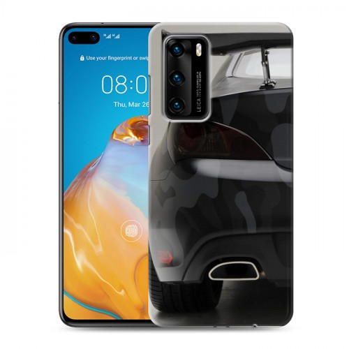 Дизайнерский силиконовый с усиленными углами чехол для Huawei P40 Hyundai