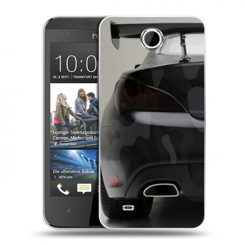 Дизайнерский пластиковый чехол для HTC Desire 300 Hyundai